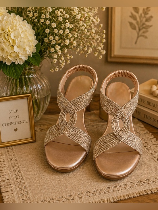 Unbranded Shoes - Women's 🎁 Unbranded Sandals Gold Size 41 🎁